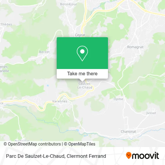 Parc De Saulzet-Le-Chaud map