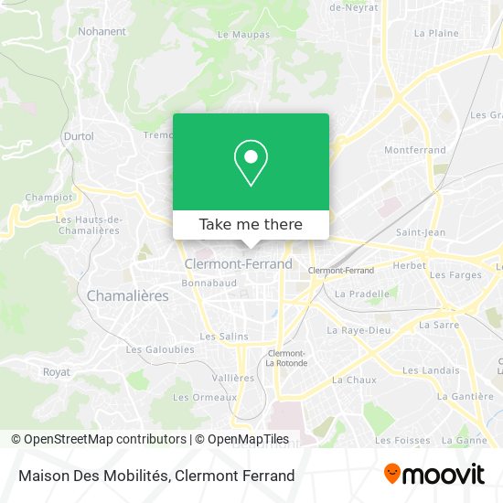 Maison Des Mobilités map