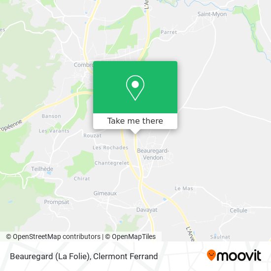 Beauregard (La Folie) map