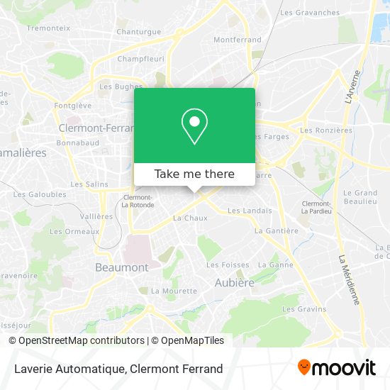 Laverie Automatique map