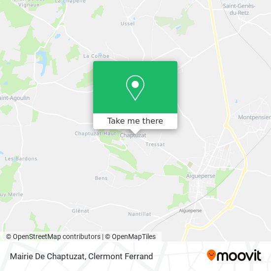 Mairie De Chaptuzat map