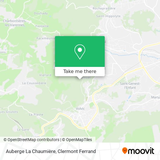 Auberge La Chaumière map