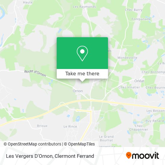 Les Vergers D'Ornon map