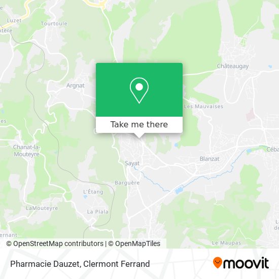 Pharmacie Dauzet map