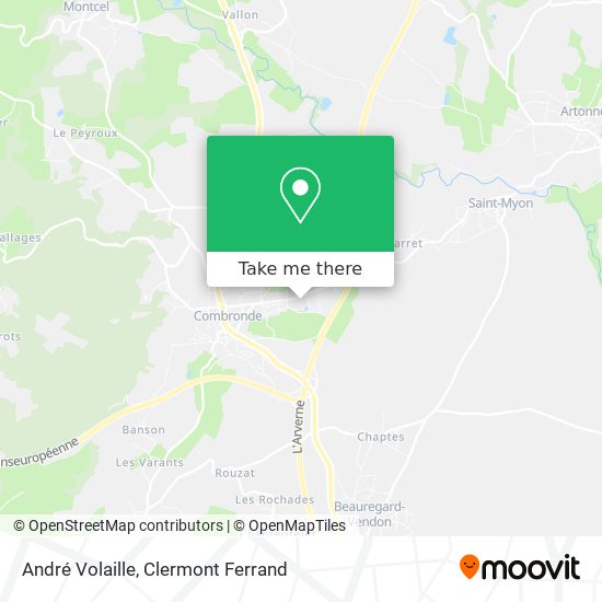 André Volaille map