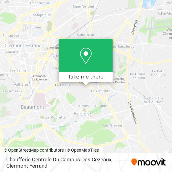 Chaufferie Centrale Du Campus Des Cézeaux map