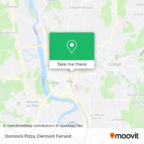Domino's Pizza map