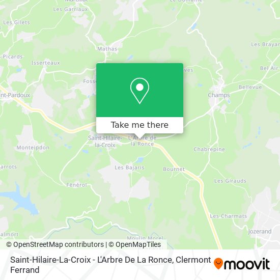 Saint-Hilaire-La-Croix - L'Arbre De La Ronce map