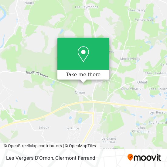 Les Vergers D'Ornon map