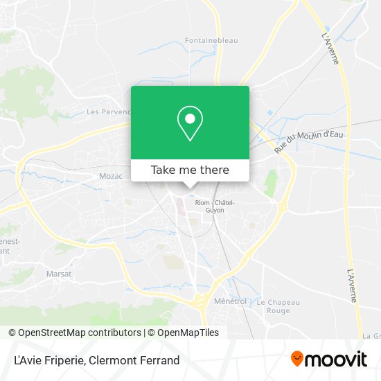 L'Avie Friperie map