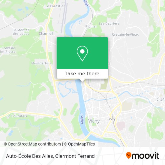 Auto-École Des Ailes map