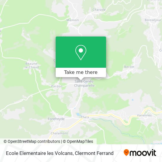 Ecole Elementaire les Volcans map