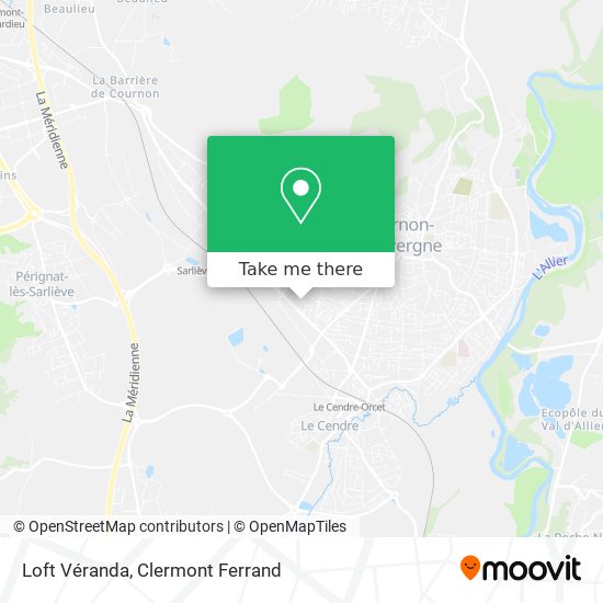 Loft Véranda map