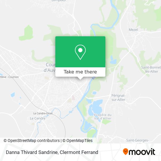 Danna Thivard Sandrine map