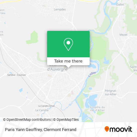 Paris Yann Geoffrey map