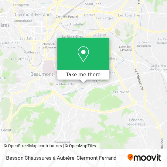 Mapa Besson Chaussures à Aubière