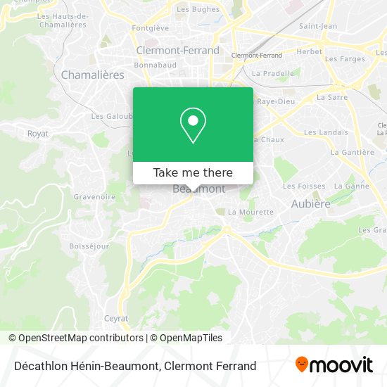 Décathlon Hénin-Beaumont map