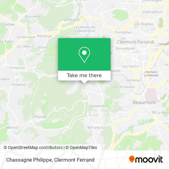 Chassagne Philippe map