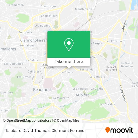 Talabard David Thomas map