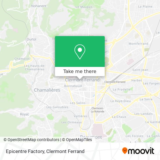 Epicentre Factory map