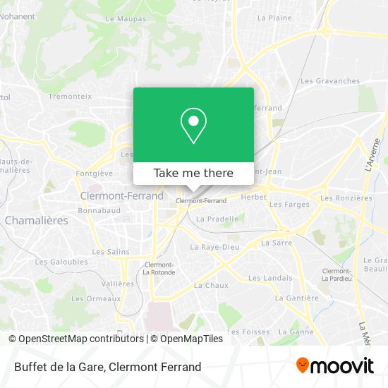Buffet de la Gare map