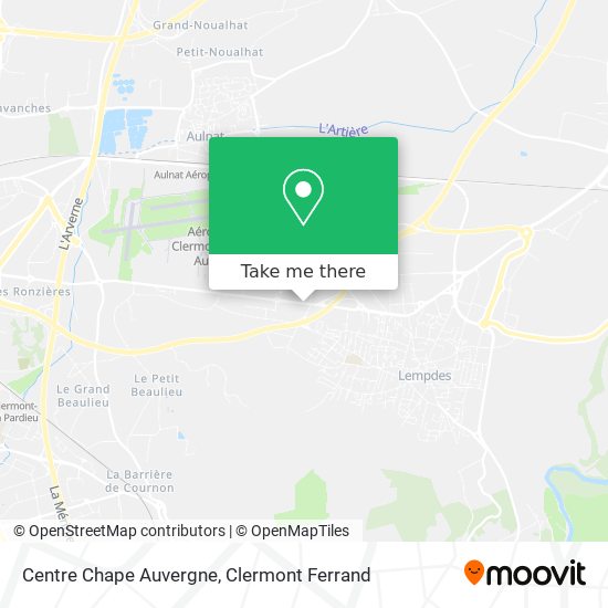 Centre Chape Auvergne map