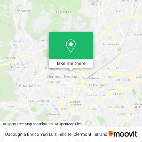 Dacougnia Enrico Yuri Luiz Felicite map
