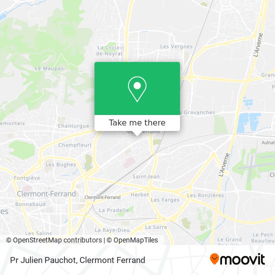 Pr Julien Pauchot map