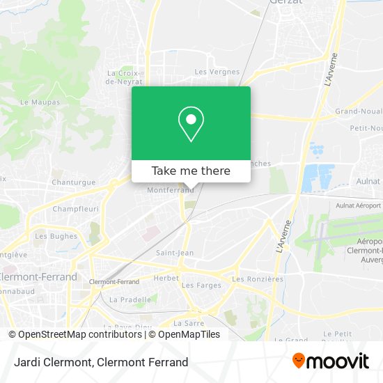 Jardi Clermont map