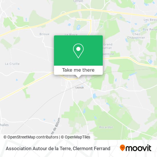 Association Autour de la Terre map