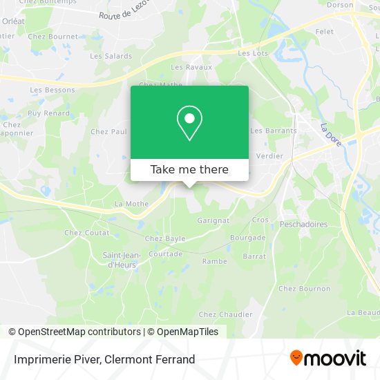 Imprimerie Piver map