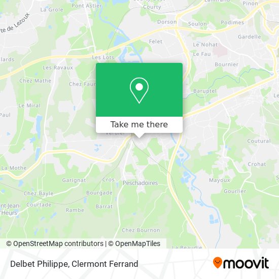 Delbet Philippe map