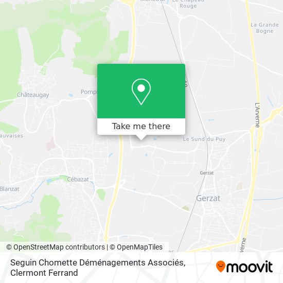 Seguin Chomette Déménagements Associés map