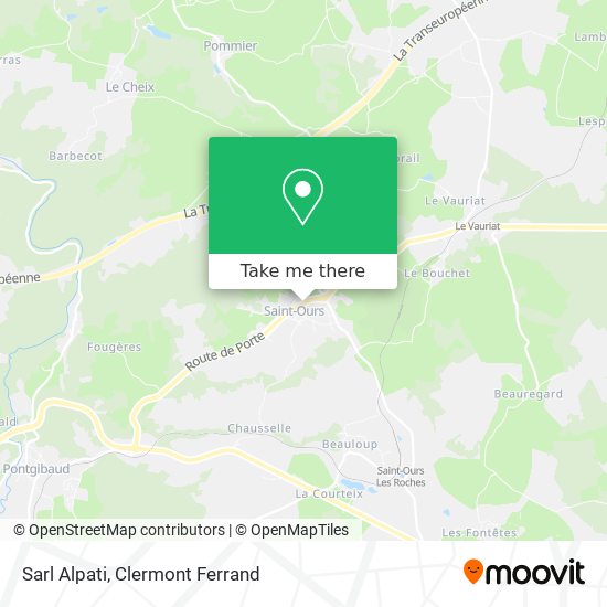 Sarl Alpati map