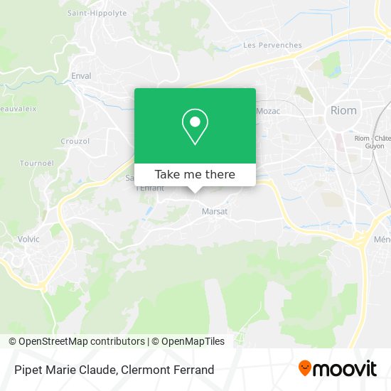 Pipet Marie Claude map