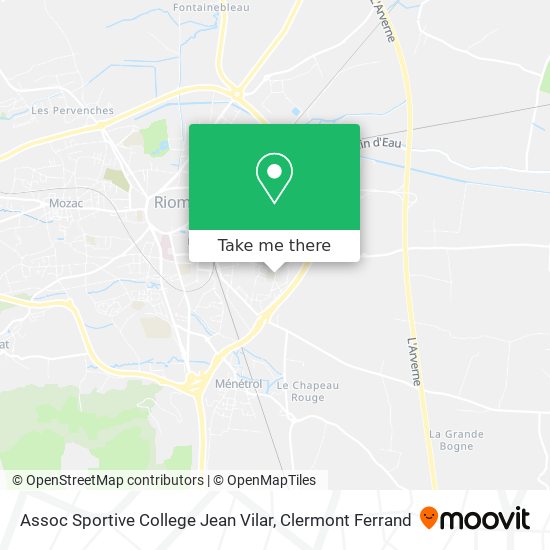 Assoc Sportive College Jean Vilar map