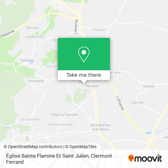 Église Sainte Flamine Et Saint Julien map