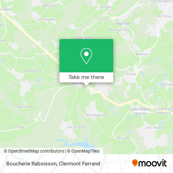 Boucherie Raboisson map
