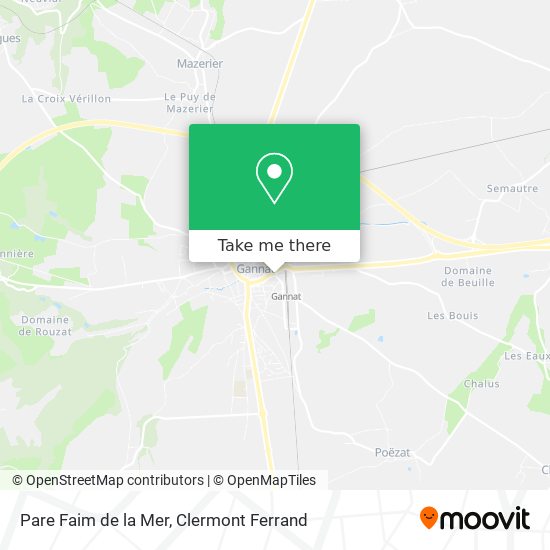 Pare Faim de la Mer map