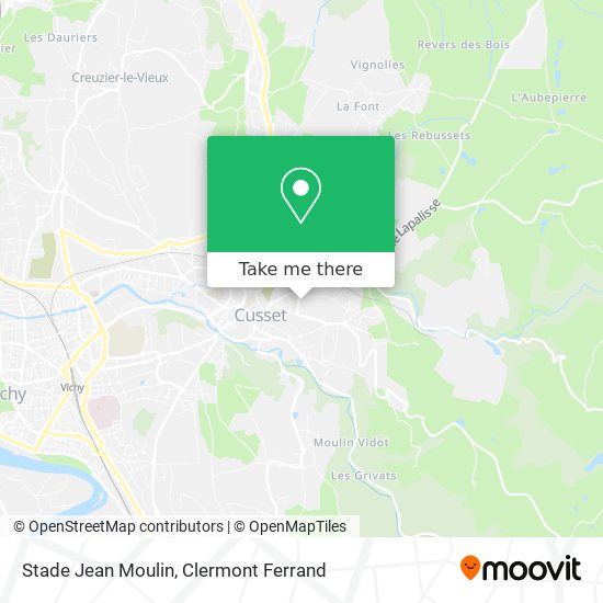 Stade Jean Moulin map