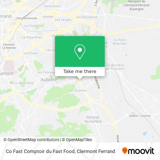 Co Fast Comptoir du Fast Food map