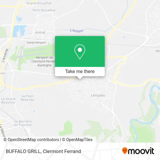 BUFFALO GRILL map
