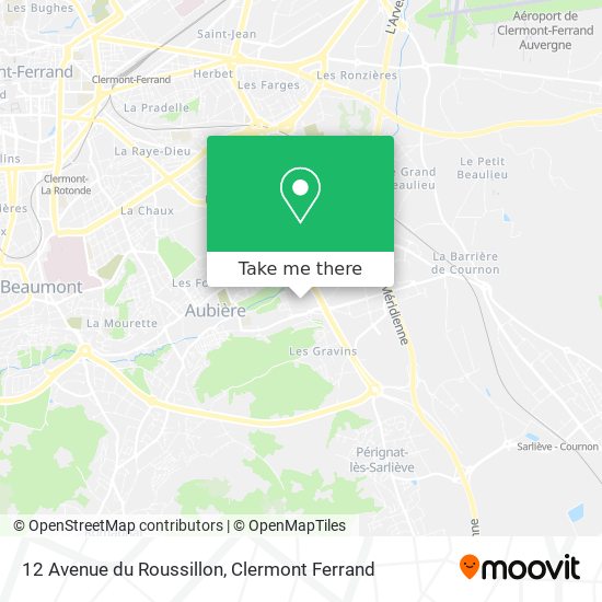 12 Avenue du Roussillon map