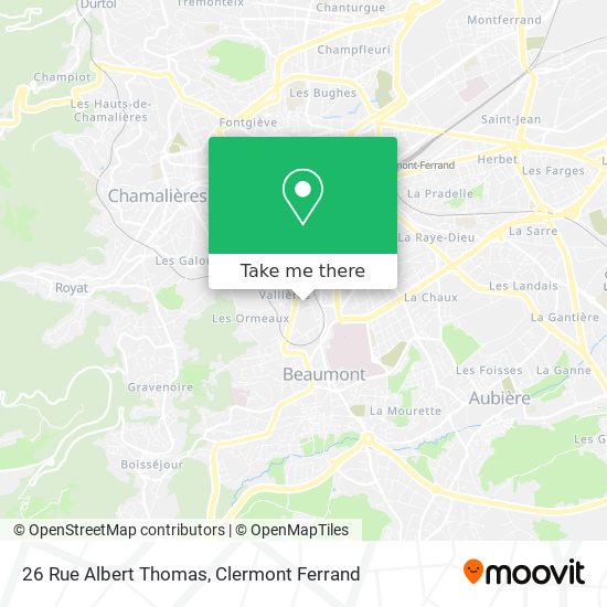 26 Rue Albert Thomas map