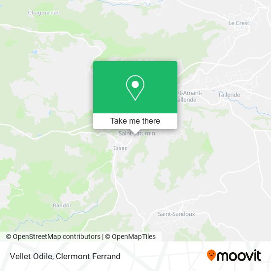 Mapa Vellet Odile