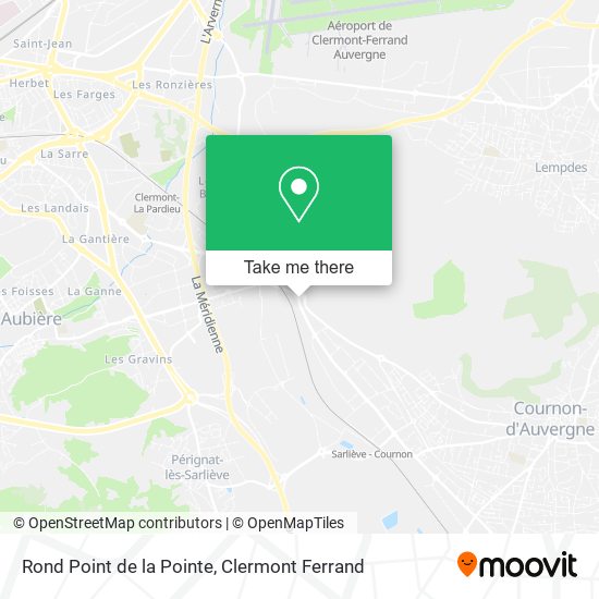 Rond Point de la Pointe map