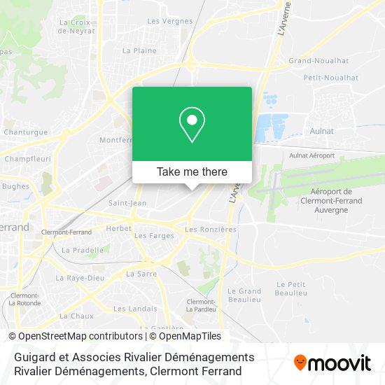 Guigard et Associes Rivalier Déménagements Rivalier Déménagements map