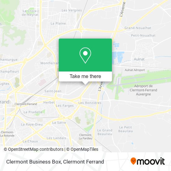 Clermont Business Box map