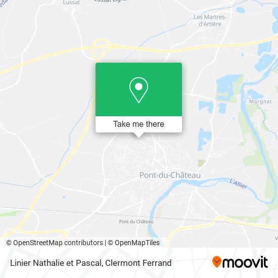 Linier Nathalie et Pascal map