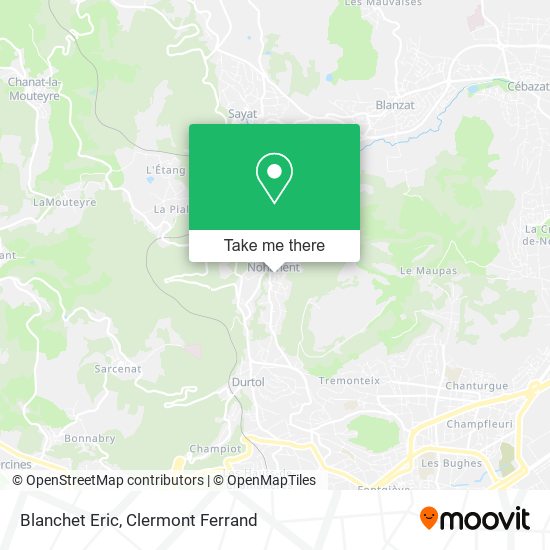 Blanchet Eric map